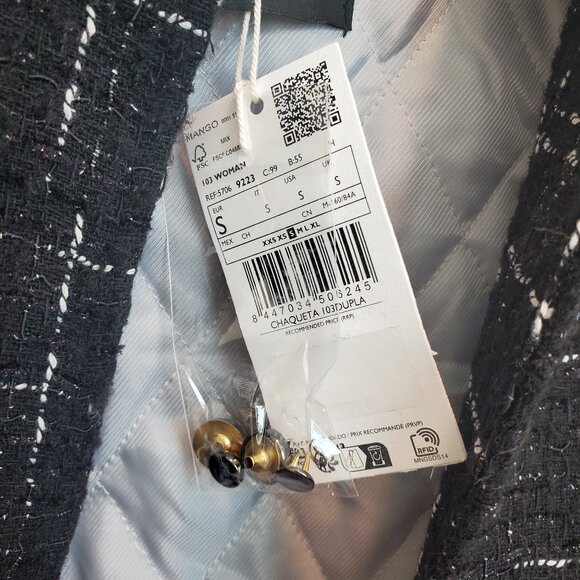 Tweed bomber jacket Mango Brand - Picture 5 of 14